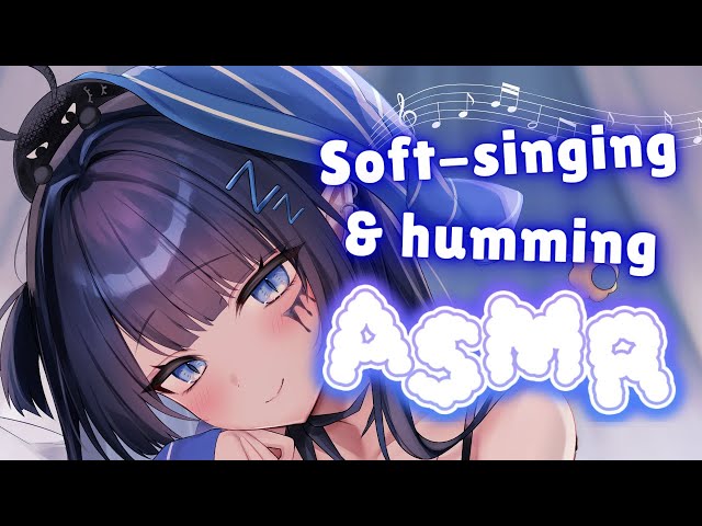 【ASMR】Let's Relax! Soft-Singing & Humming + Fluffy Mic Sounds For Comforting, Deep Sleep 😴