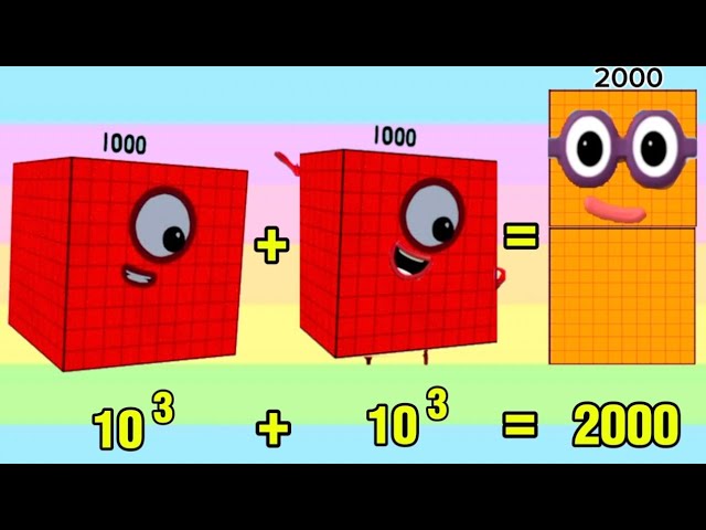 ADDITION OF NUMBERBLOCKS TWO SAME CUBE NUMBERS | ADD RANDOM DUPLICATE CUBE NUMBER | hello george