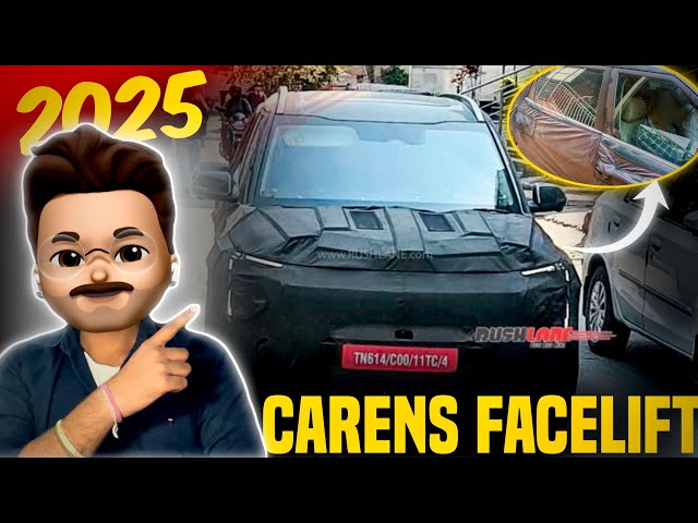 2025 Kia Carens Facelift Spied With New Features | All New Details | Kia Carens Facelift Leaks