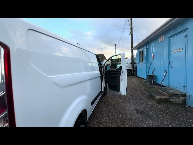 2022 (22 PLATE) FORD TRANSIT CUSTOM 300 LEADER EBLUE PANEL VAN L1 H1 AIR CON EURO 6 27K MILES