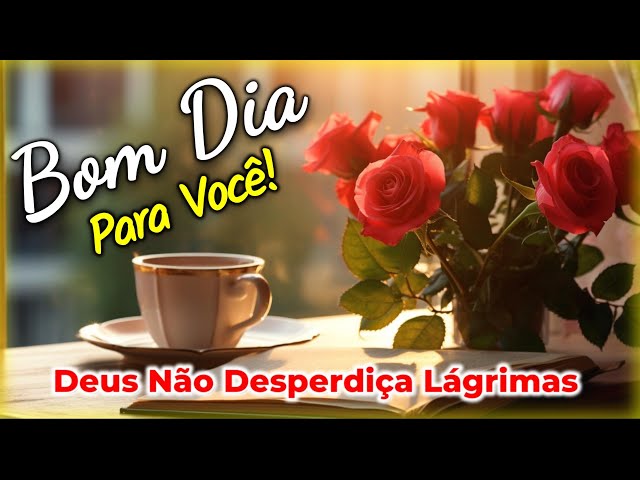 Mensagem de Bom Dia e Reflexão: Deus Não Desperdiça Lágrimas