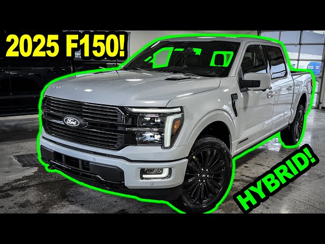 2025 Ford F150 Review! PLATINUM HYBRID Exterior & Interior Walk-around