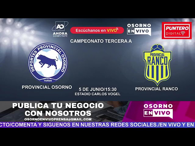 Provincial Osorno 0-Provincial Ranco 1-Campeonato de Tercera A 2022