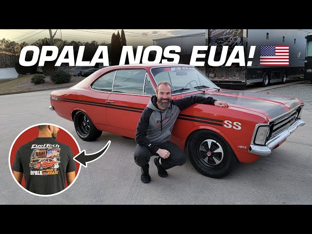 Brazilian 74 Chevy OPALA SS imported to the USA! Stick shift, inline 6 cyl TURBO (English subtitles)