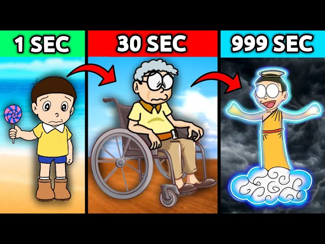 Nobita age +1 every second 😱 || Funny Game