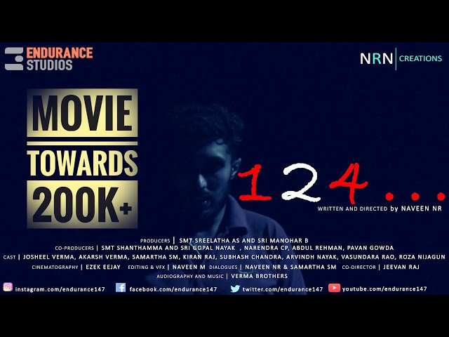 124... - Suspense Thriller Horror Short Film Official Teaser | Naveen N R | Endurance Studios