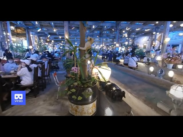 3D 180VR 4K Old Factory turned into a Nice Cafe 360VR