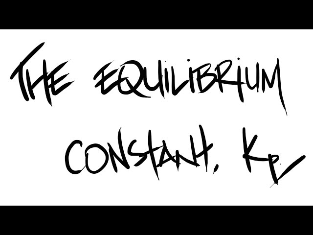 AQA A-Level Chemistry - Equilibrium Constant, Kp