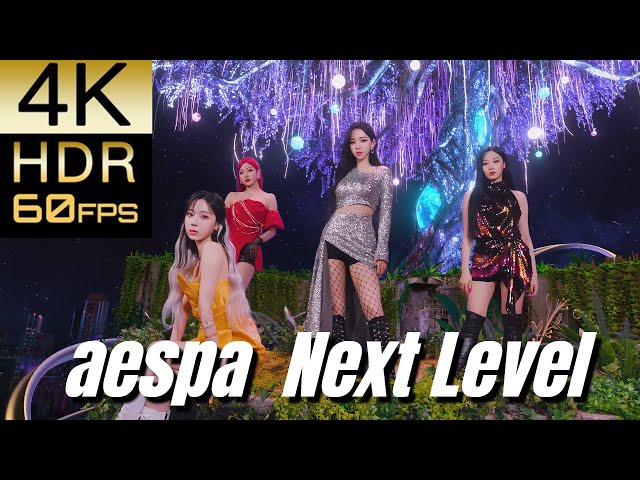 [字幕更新]高画質で蘇る‼K-POP MV [aespa] "Next Level"【4K60fpsHDR】