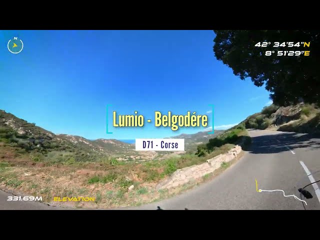 Best Motorcycle Road Trip: Corsica 14 - road D71 trip inside the island