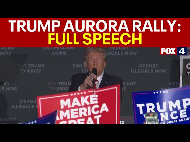 Trump rally in Aurora, Colorado: FULL SPEECH