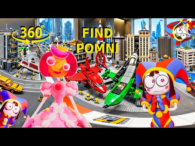 Find Pomni! The Amazing Digital Circus 360° VR Step Right Up With Pomni at Virtual Reality LEGO 2024