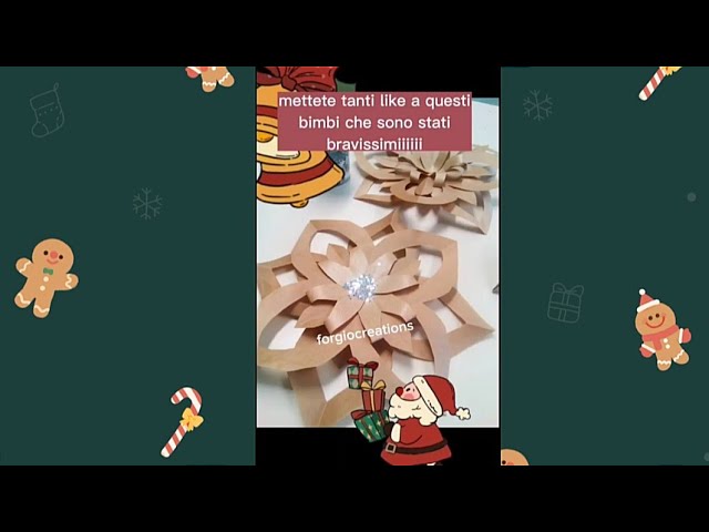 Tutorial stella di Natale/Christmas star