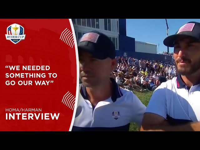 Homa/Harman Interview | 2023 Ryder Cup