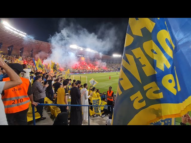 SADIO MANE DAN RONALDO BUNGKAM FANS MESSI | AL NASSR VS ETTIFAQ SAUDI KING'S CUP RND OF 16 [FAN CAM]