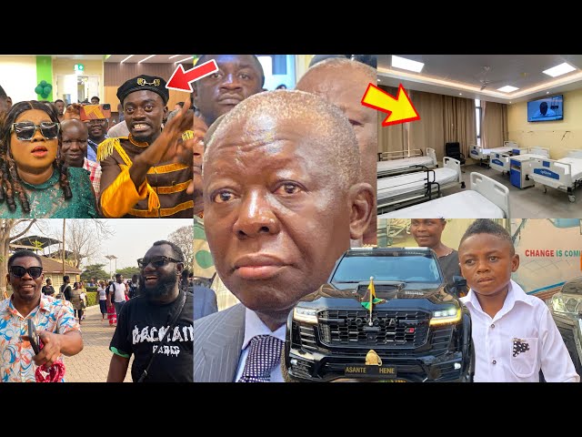 BREAKING🔥Otumfuo, Lil Win, Mercy Aseidu, Papa Kumasi storms Okomfo Anokye Hospital