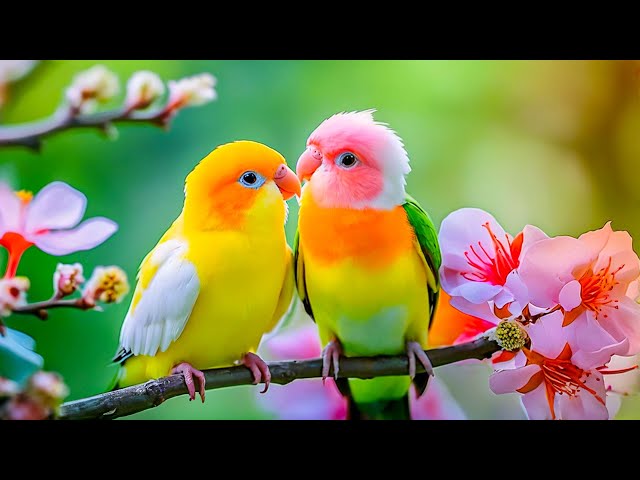 Birds Chirping 4K ~ Gentle Birdsong to Heal Stress, Anxiety, Depression and Detox Negative Emotions