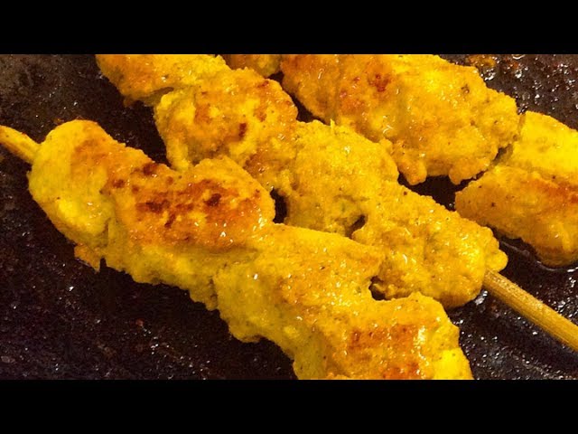 Tandoori Seekh Kabab.How to make chicken Seekh kabab.Homemade Tawa Kabab Recipe.