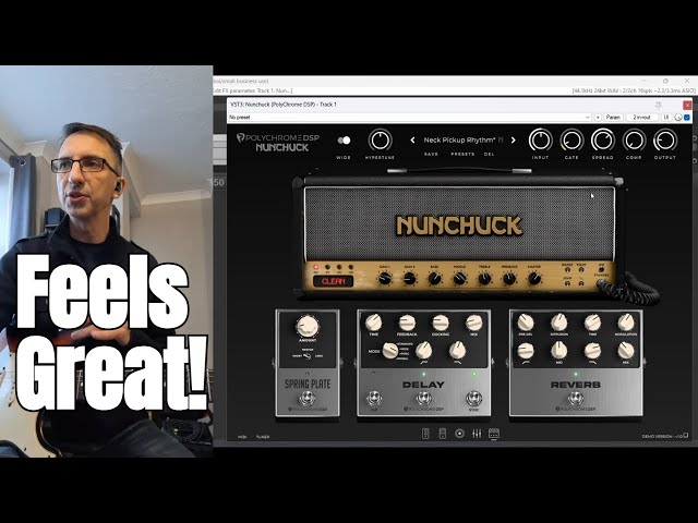 The Best "Feel" and "Immediate" Amp Plugin Out There Now IMO! PolyChrome DSP NunChuck