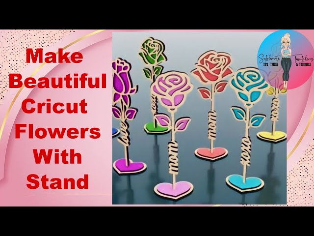 Make Cardstock Flowers With Cricut - Cricut For Beginners