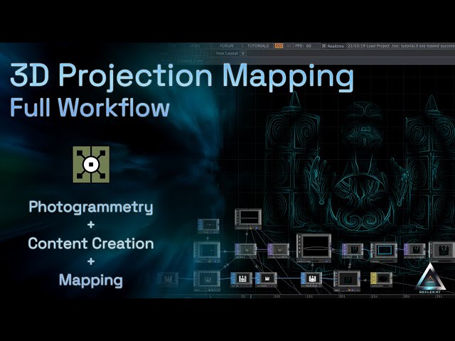 3D Projection Mapping Tutorial with Photogrammetry and TouchDesigner