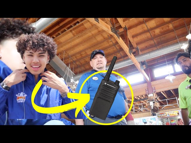 Walkie Talkie Prank on Theme Park!