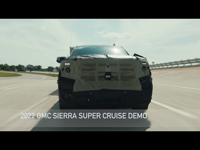 2022 GMC Sierra with Super Cruise pre-production test