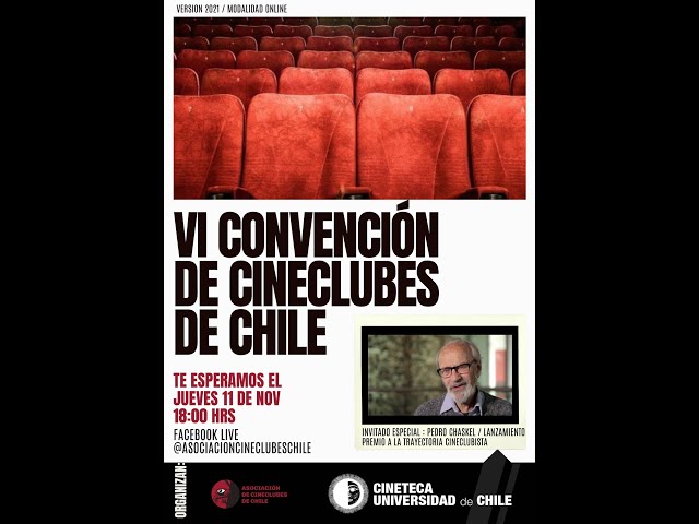 Premio a la trayectoria cineclubista a Pedro Chaskel, 2021