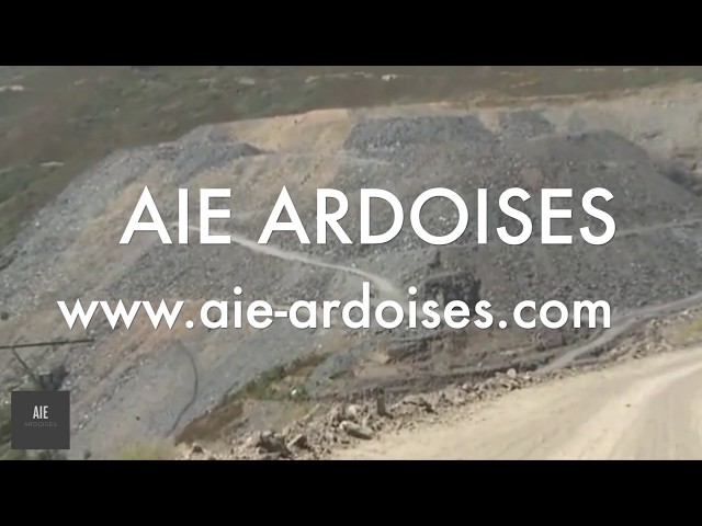 FABRICATION DES DALLES ARDOISE ALIX - AIE ARDOISES