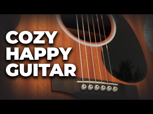 Happy Morning Cafe Music Cozy Acoustic Guitar Instrumental for Working or Studying