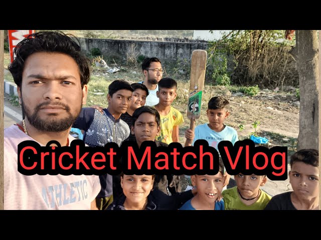 Cricket Match Vlog with Tuition Childrens | Interesting Match | Have Fun During Match | delhi40vlogs