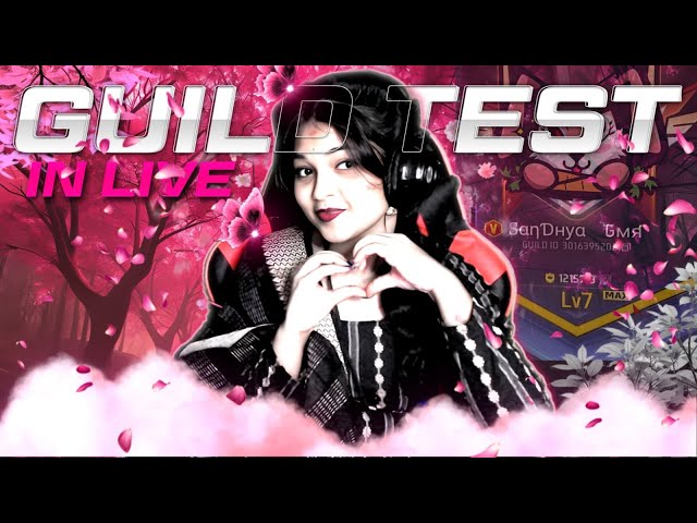 UID CHECK AND GUILD TEST 😍 COME FAST ✅ Facecam Live With Sandhya#freefire #freefirelive #sandhyalive