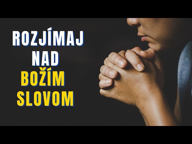 MOTIVÁCIA | Boží Slovo | Žalmy | Meditace