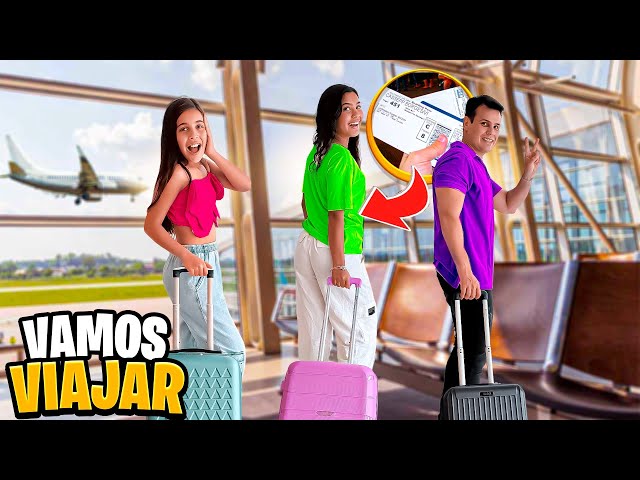 VAMOS VIAJAR DE AVIÃO *ADVINHA QUEM VAI COM A GENTE !