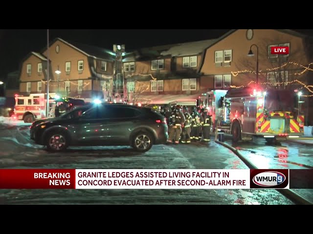 Granite Ledges assisted living facility evacuated after second-alarm fire breaks out