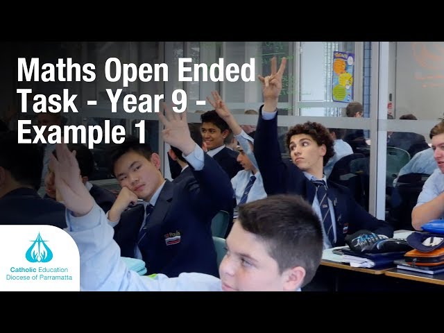 Maths Open Ended Task Year 9 Example 1