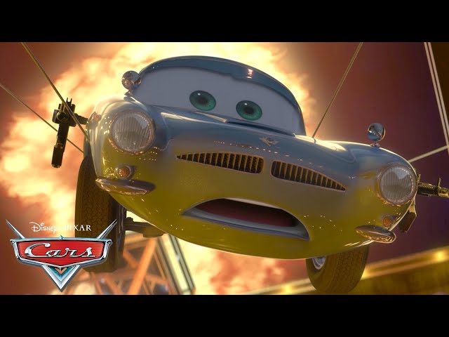 Finn McMissile's Getaway Chase in Cars 2 | Pixar Cars