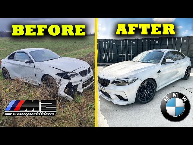 FULL BUILD: REBUILDING A CRASHED DAMAGED BMW M2 COMPETITION!...