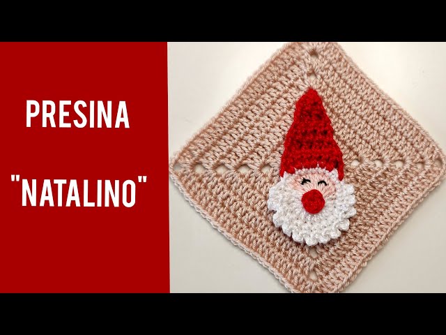 tutorial presina natale facile granny solid/ christmas pot holder  #1 #tutorialcrochet #grannysquare