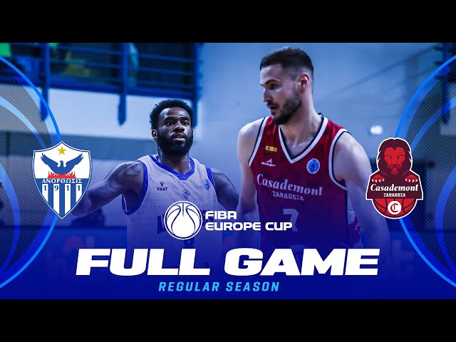 Anorthosis Famagusta v Casademont Zaragoza | Full Basketball Game | FIBA Europe Cup 2024-25