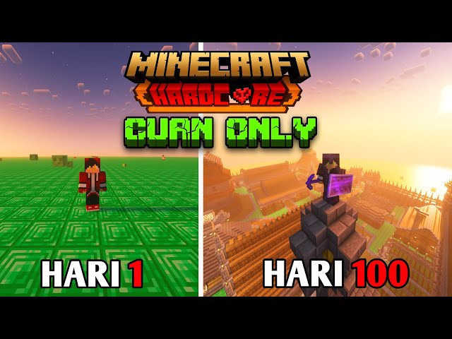 100 Hari Di Minecraft Hardcore Tapi Cuan Only