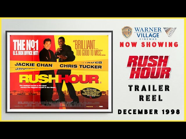 RUSH HOUR (December 1998 Warner Village Cinema Trailer Reel) -- Home Cinema