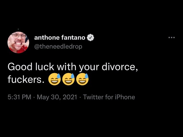 Anthony Fantano is Getting a Divorce (6 God wins again Team Drizzy where yall AT)