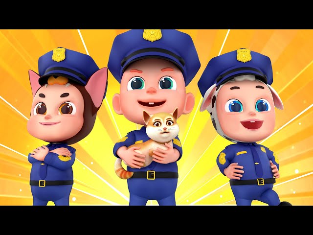 🔴LIVE | Super Police Rescue Team | Police Songs | Police Car | Nursery Rhymes & Kids Songs