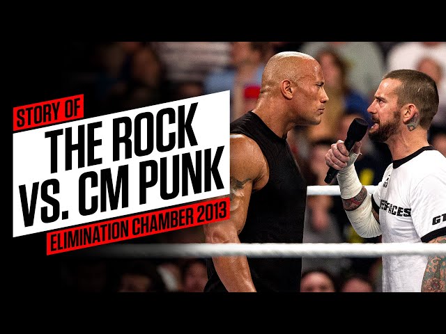 The story of The Rock vs. CM Punk at Elimination Chamber 2013