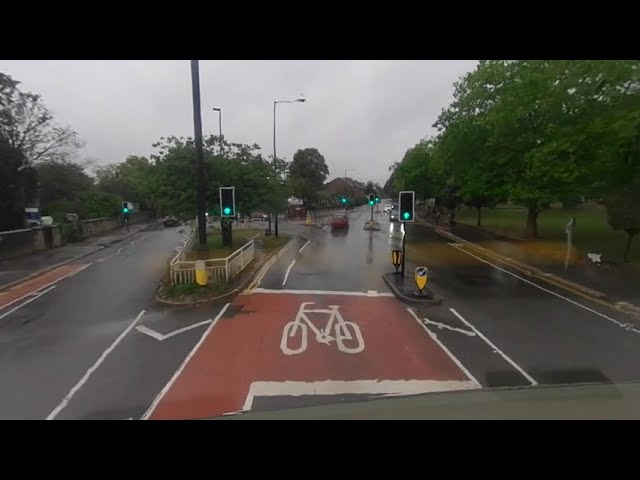 VR180° Short Rainy day Bus ride, part 1