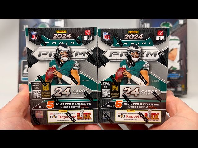 Ripping 2 of the 2024 PANINI Prizm Football Box