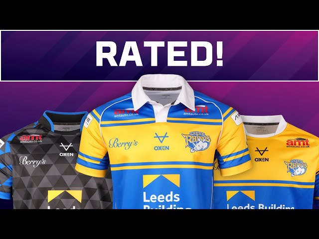 Rating Leeds Rhinos 2025 Super League Shirts.