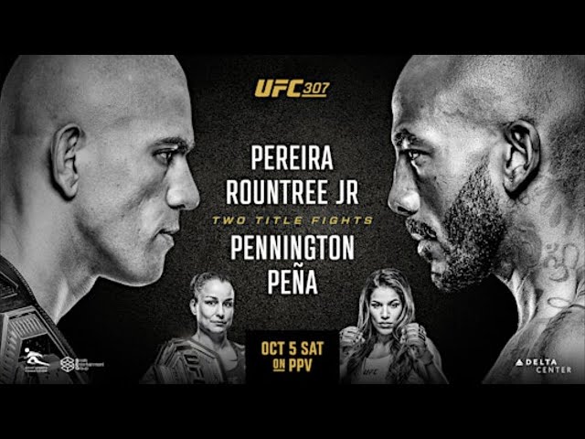 UFC 307 LIVE PEREIRA VS ROUNTREE LIVESTREAM & FULL FIGHT COMPANION