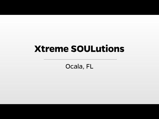 Xtreme SOULutions - WUFT's Greater Good